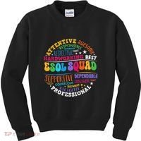 Esol Squad Teachers And Students Team Back To School Kids Sweatshirt thumb 0