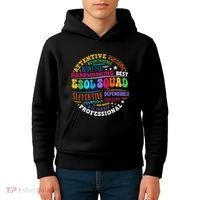 Esol Squad Teachers And Students Team Back To School Kids Hoodie thumb 4