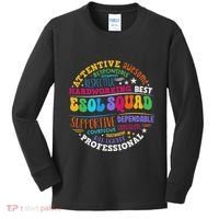 Esol Squad Teachers And Students Team Back To School Kids Long Sleeve Shirt thumb 0