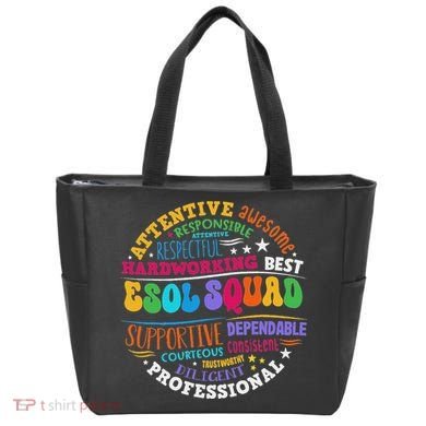 Esol Squad Teachers And Students Team Back To School Tote Bag