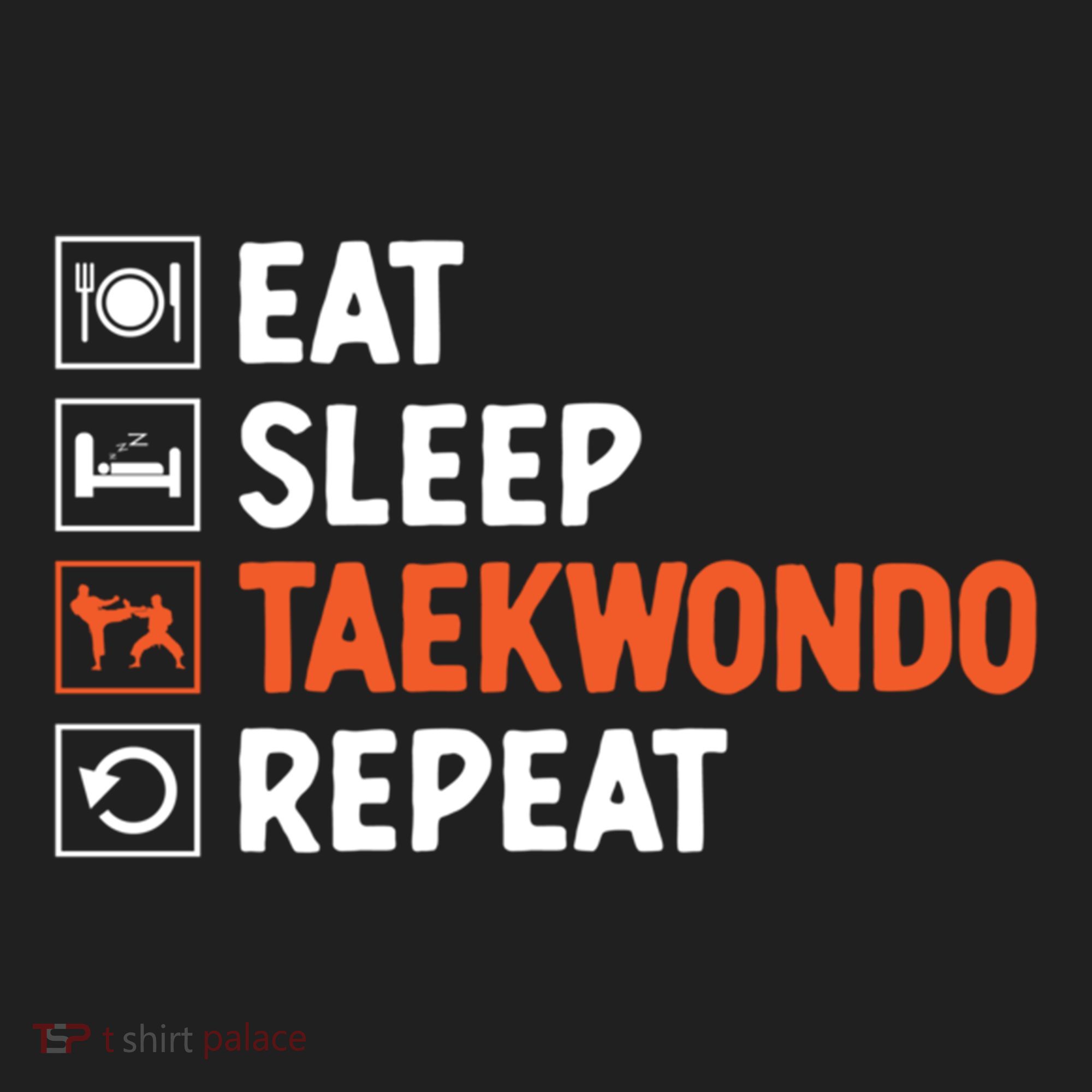 Eat Sleep Taekwondo Repeat Martial Arts Tkd Cool Gift Women's Sweatshirt