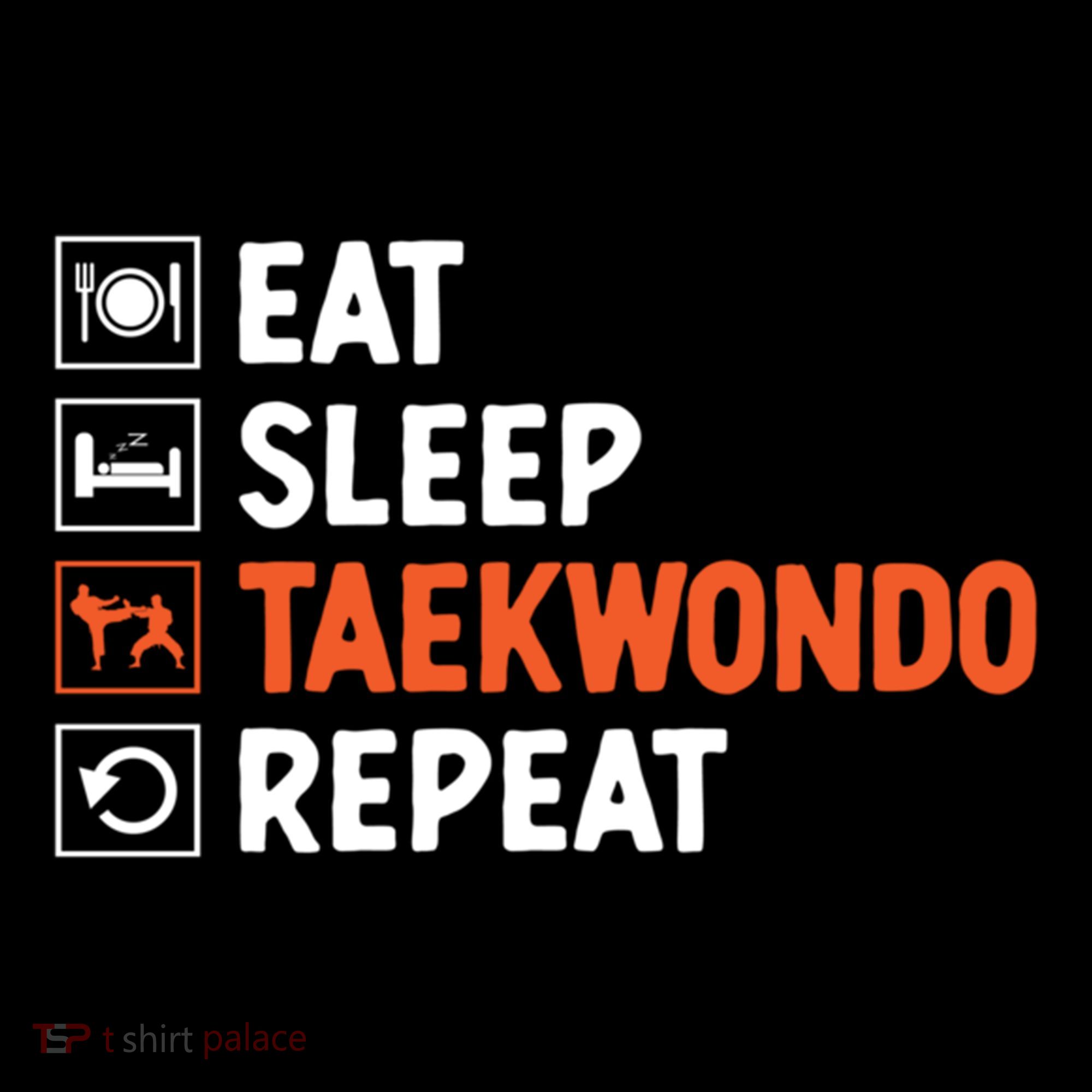 Eat Sleep Taekwondo Repeat Martial Arts Tkd Cool Gift Backpack