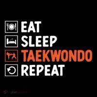 Eat Sleep Taekwondo Repeat Martial Arts Tkd Cool Gift Bucket Hat thumb 4