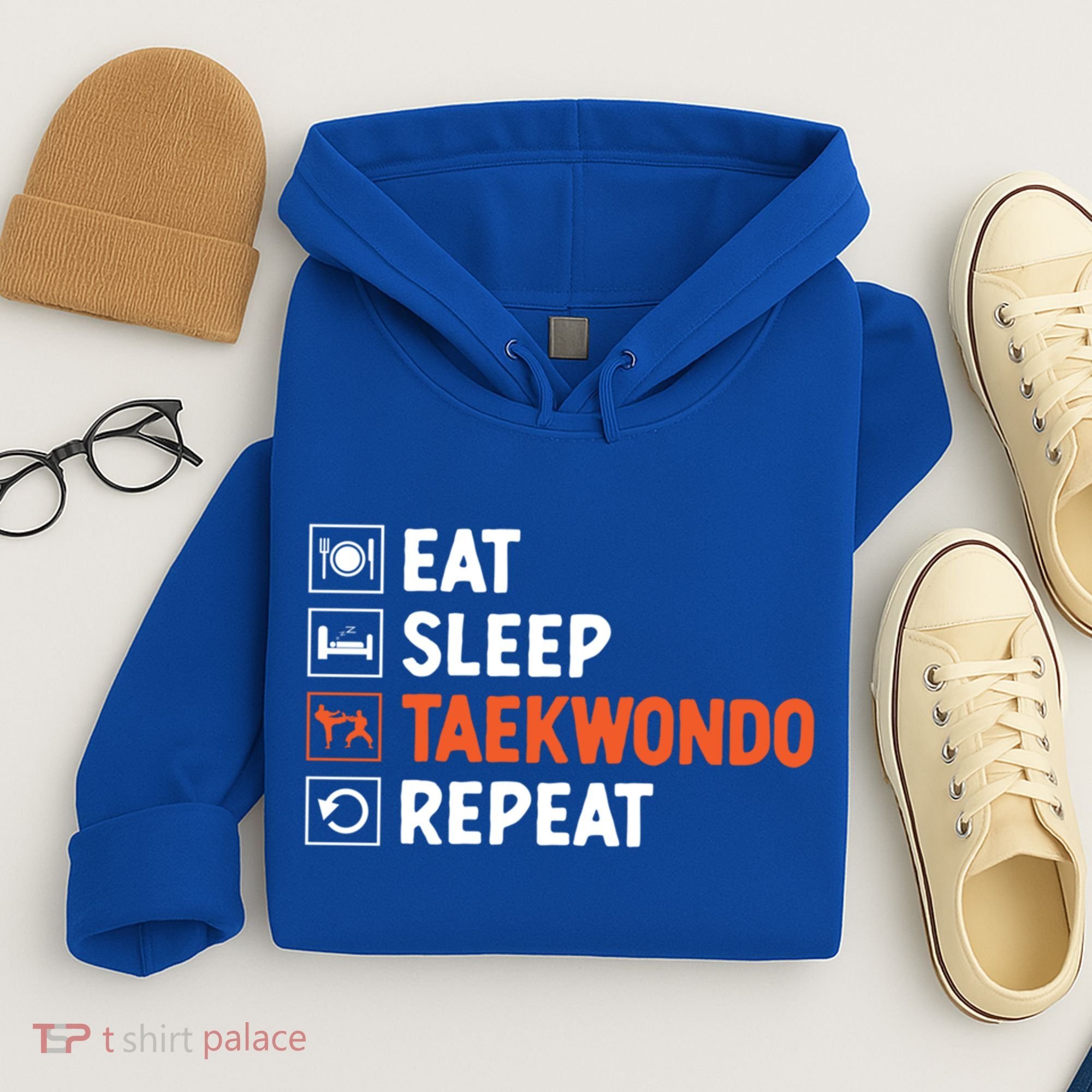 Eat Sleep Taekwondo Repeat Martial Arts Tkd Cool Gift Hoodie
