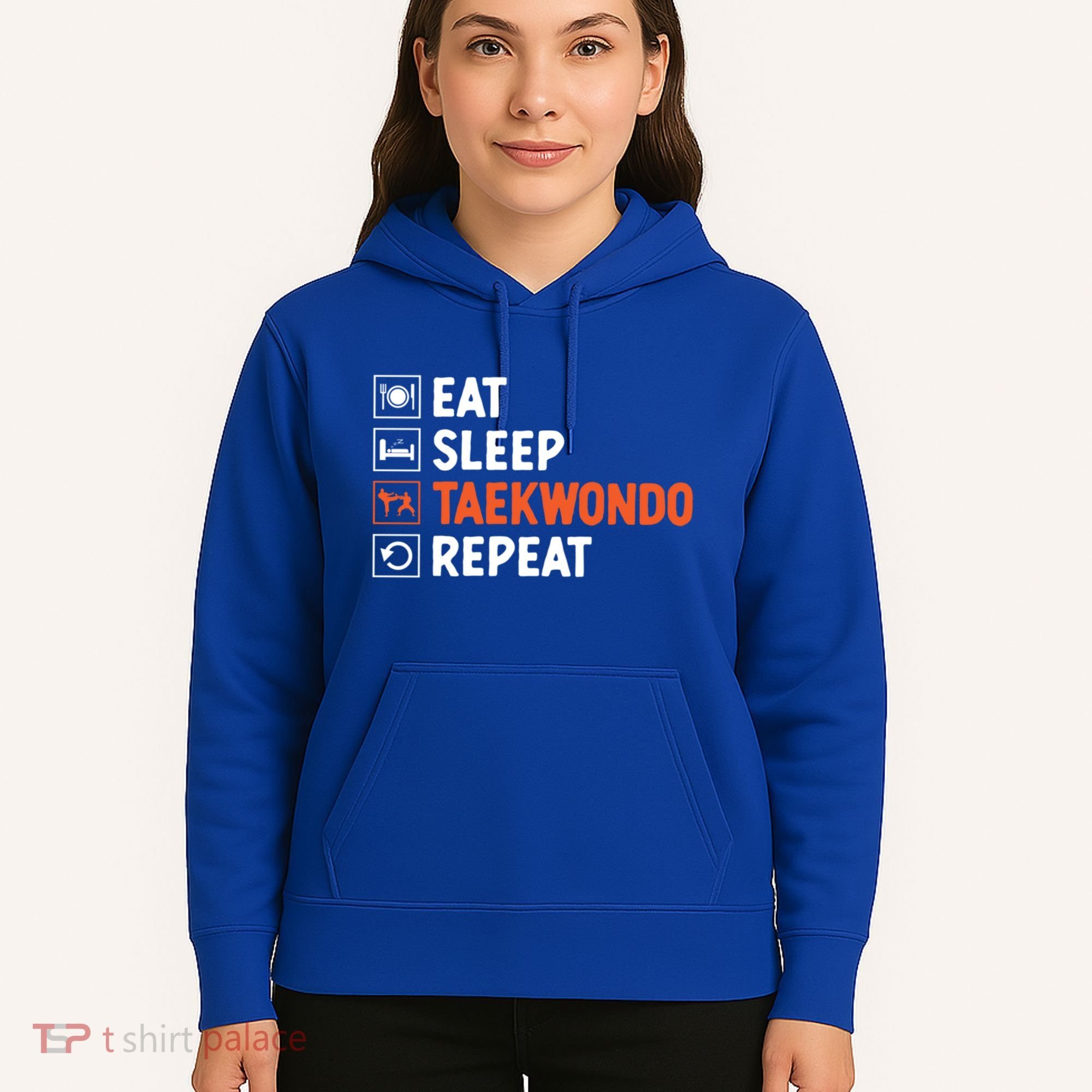 Eat Sleep Taekwondo Repeat Martial Arts Tkd Cool Gift Hoodie