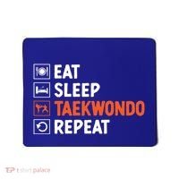 Eat Sleep Taekwondo Repeat Martial Arts Tkd Cool Gift Mousepad thumb 0