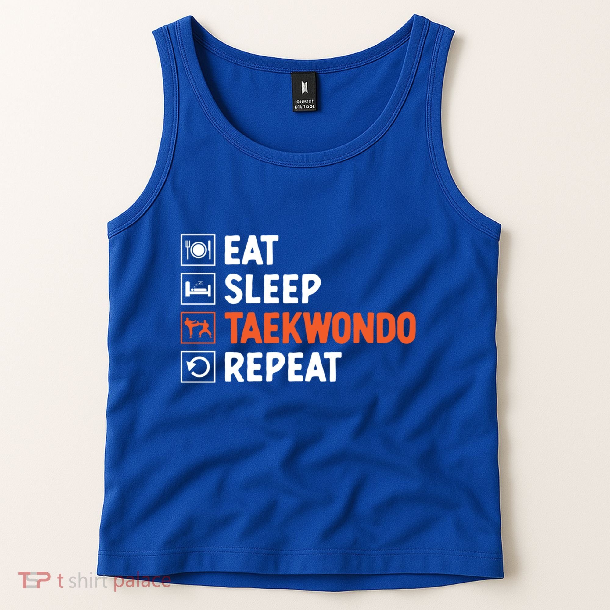 Eat Sleep Taekwondo Repeat Martial Arts Tkd Cool Gift Tank Top