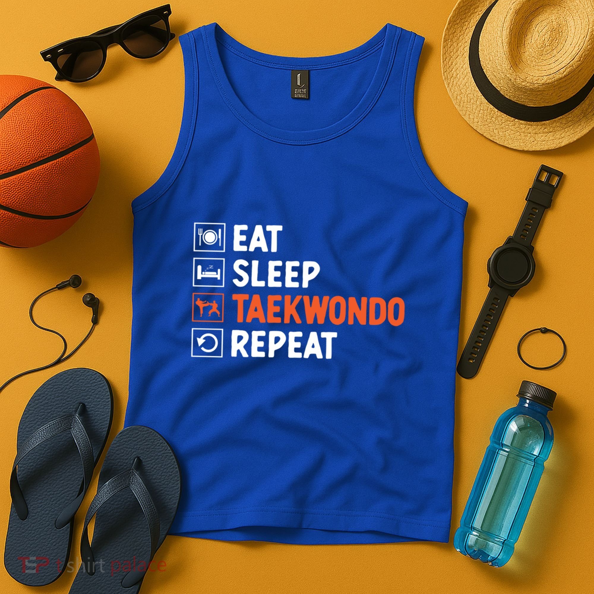 Eat Sleep Taekwondo Repeat Martial Arts Tkd Cool Gift Tank Top