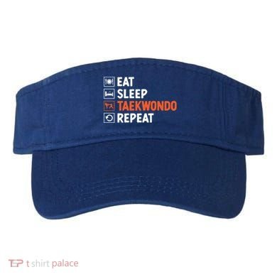 Eat Sleep Taekwondo Repeat Martial Arts Tkd Cool Gift Visor