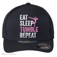 Eat Sleep Tumble Gymnast Outfit Funny Gymnastics Gift Flexfit Unipanel Trucker Cap thumb 0