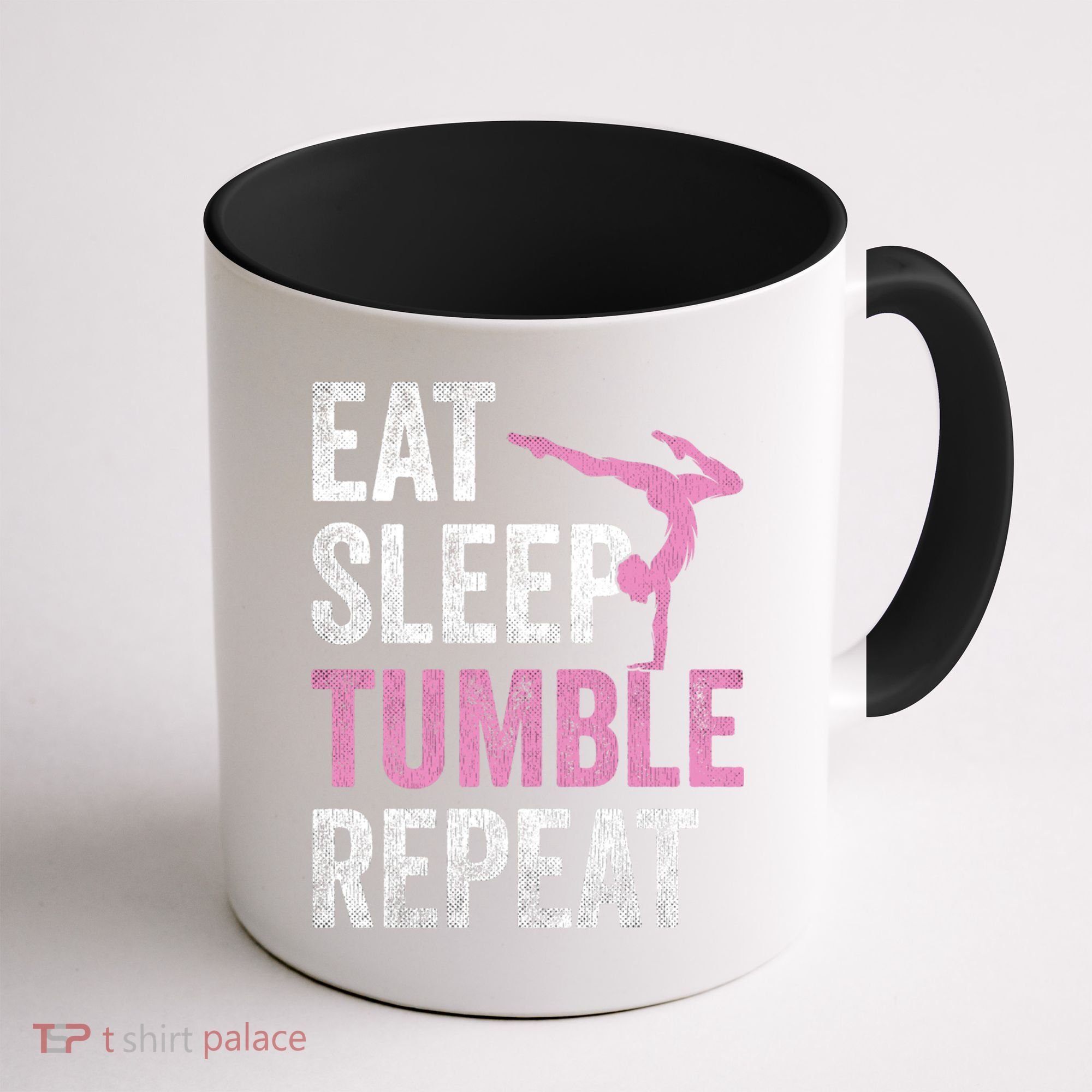Eat Sleep Tumble Gymnast Outfit Funny Gymnastics Gift Coffee Mug