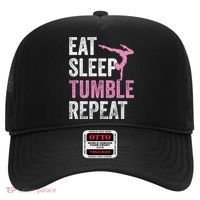Eat Sleep Tumble Gymnast Outfit Funny Gymnastics Gift Hat thumb 0