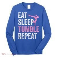 Eat Sleep Tumble Gymnast Outfit Funny Gymnastics Gift Long Sleeve Shirt thumb 0