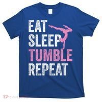 Eat Sleep Tumble Gymnast Outfit Funny Gymnastics Gift T-Shirt thumb 0
