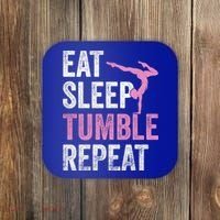 Eat Sleep Tumble Gymnast Outfit Funny Gymnastics Gift Coaster thumb 0