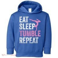 Eat Sleep Tumble Gymnast Outfit Funny Gymnastics Gift Toddler Hoodie thumb 0