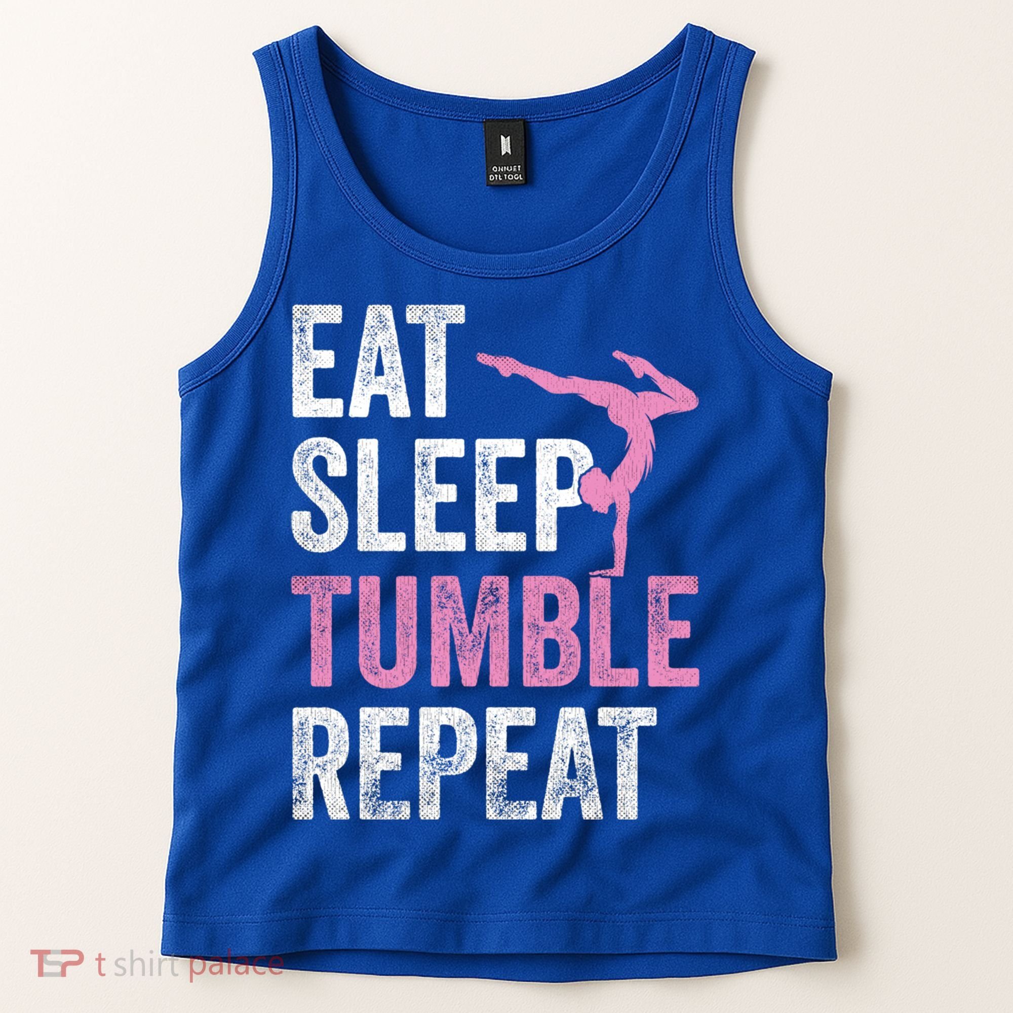 Eat Sleep Tumble Gymnast Outfit Funny Gymnastics Gift Tank Top