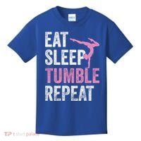 Eat Sleep Tumble Gymnast Outfit Funny Gymnastics Gift Kids T-Shirt thumb 0