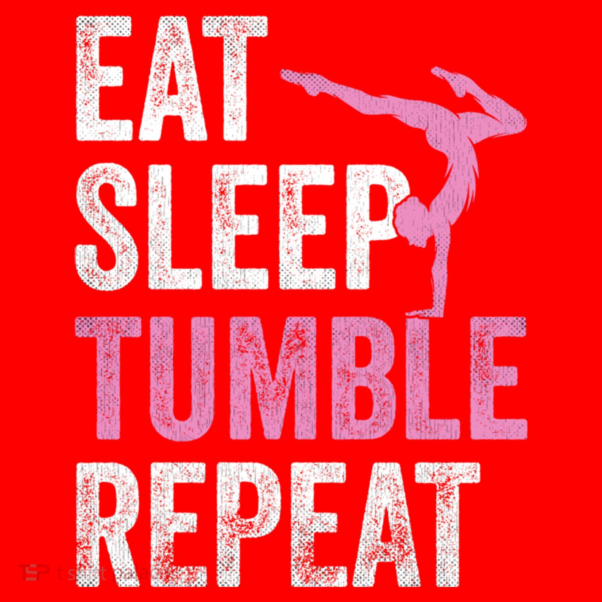 Eat Sleep Tumble Gymnast Outfit Funny Gymnastics Gift Santa Hat