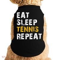 Eat Sleep Tennis Repeat Doggie Tank thumb 0