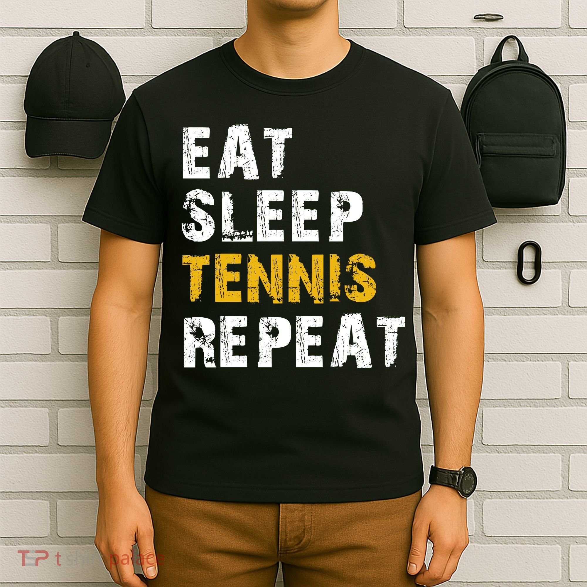 Eat Sleep Tennis Repeat T-Shirt