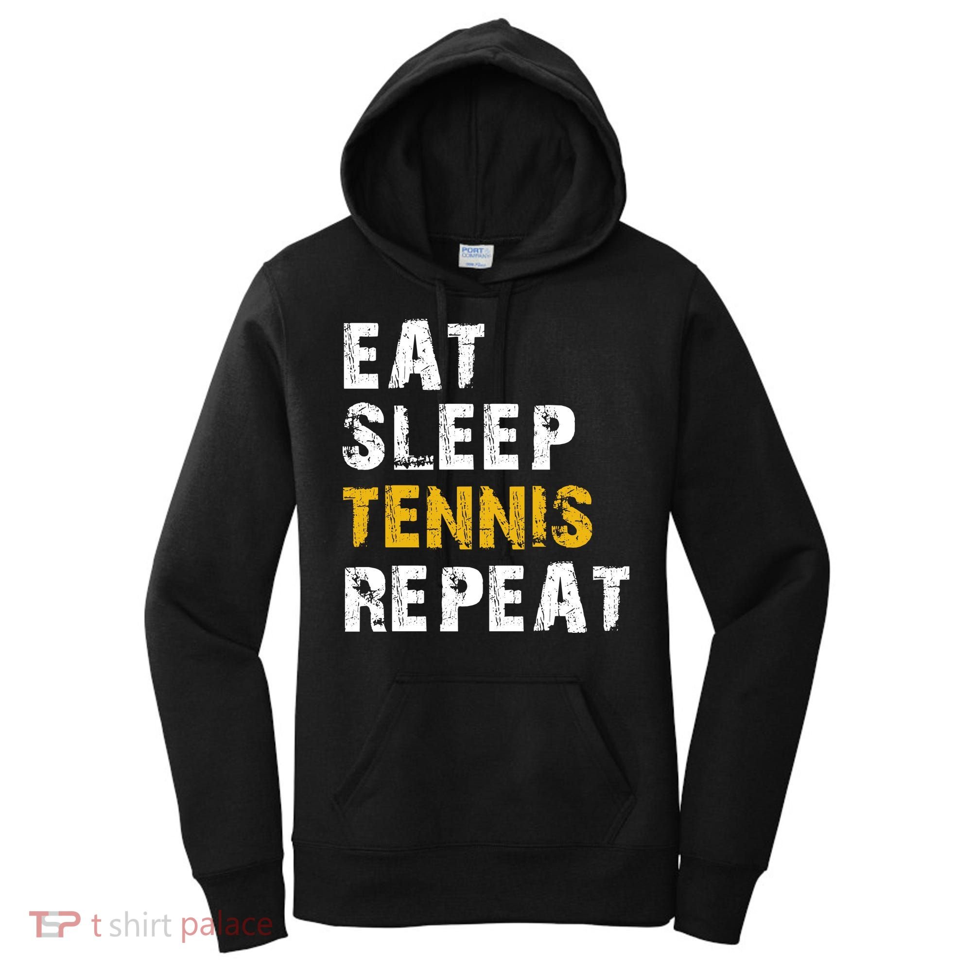 Eat Sleep Tennis Repeat Women's Hoodie