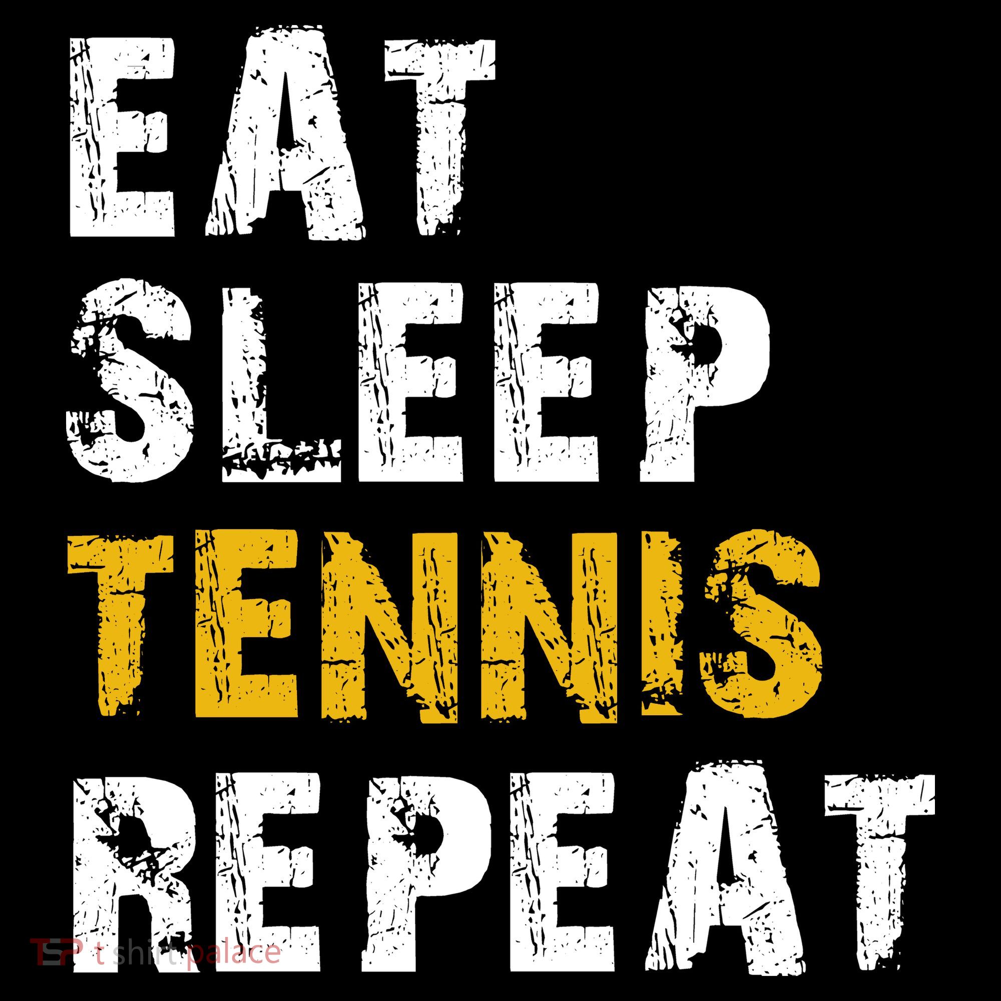 Eat Sleep Tennis Repeat Mousepad