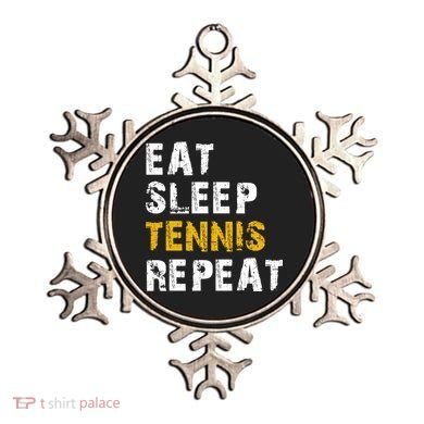 Eat Sleep Tennis Repeat Ornament