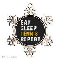 Eat Sleep Tennis Repeat Ornament thumb 0