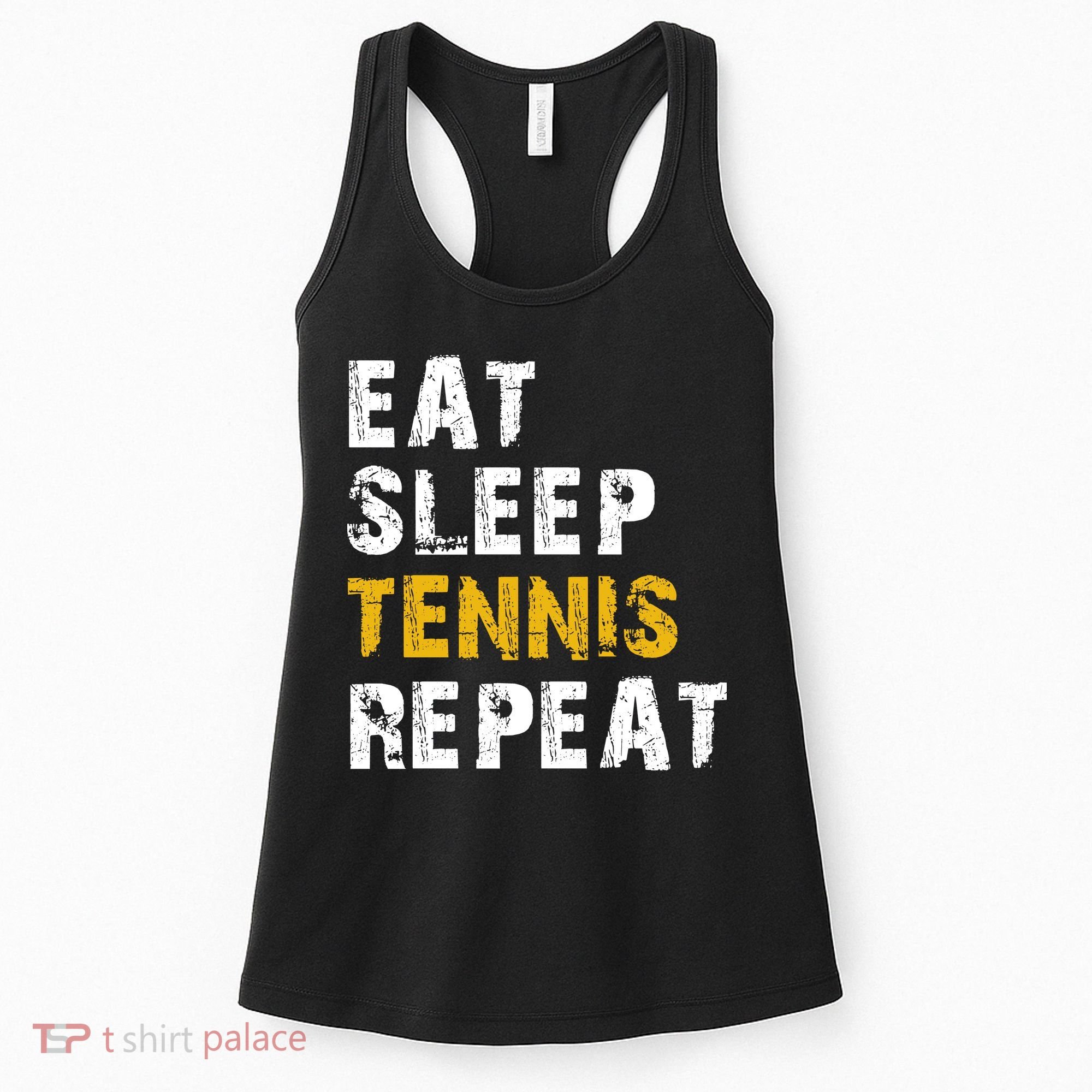 Eat Sleep Tennis Repeat Women's Tank Top