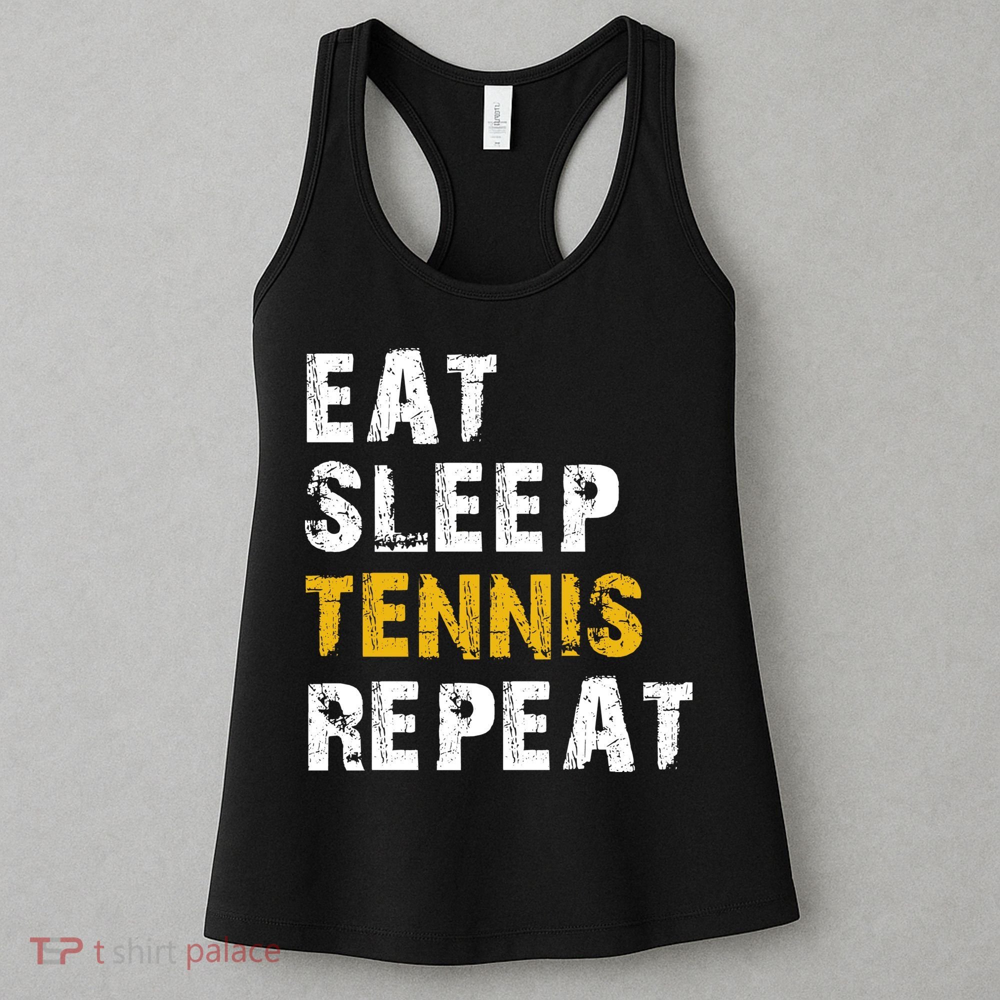 Eat Sleep Tennis Repeat Women's Tank Top