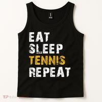 Eat Sleep Tennis Repeat Tank Top thumb 2