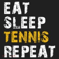 Eat Sleep Tennis Repeat Golf Towel thumb 3