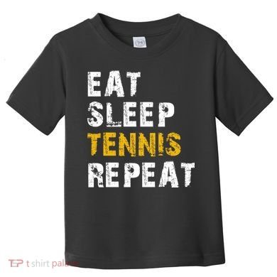 Eat Sleep Tennis Repeat Toddler T-Shirt
