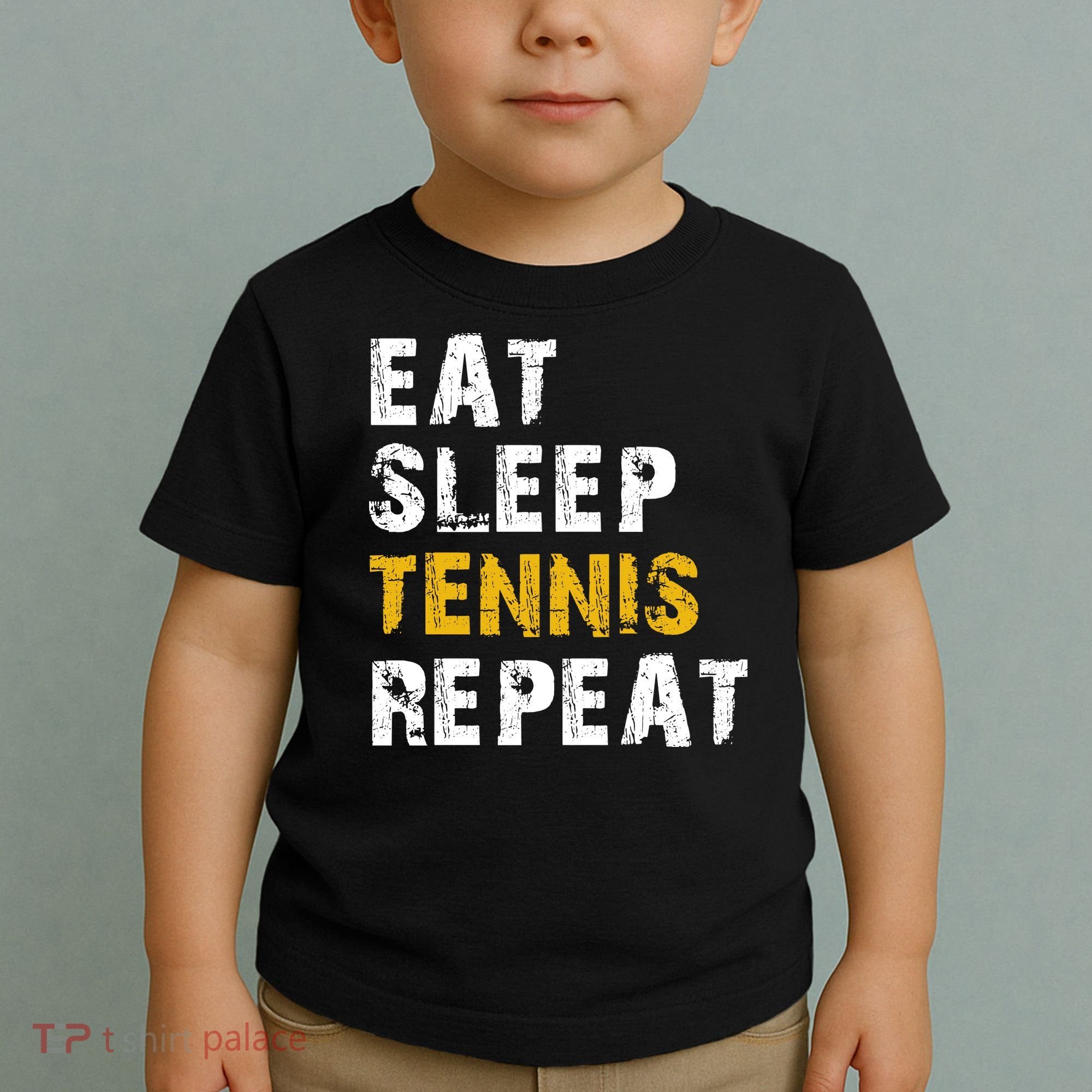 Eat Sleep Tennis Repeat Toddler T-Shirt