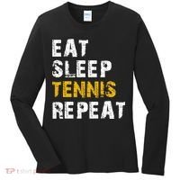Eat Sleep Tennis Repeat Women's Long Sleeve Shirt thumb 0