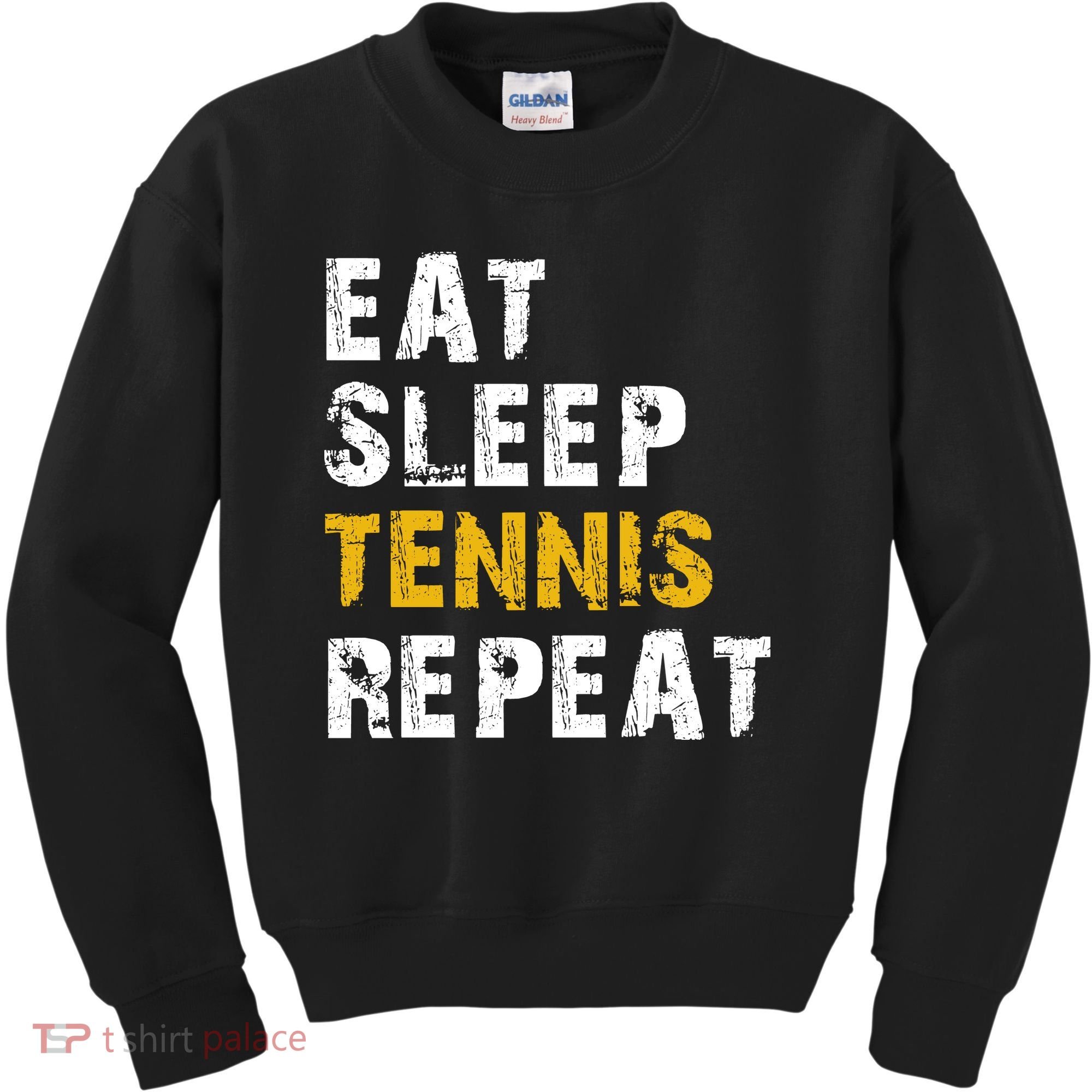 Eat Sleep Tennis Repeat Kids Sweatshirt