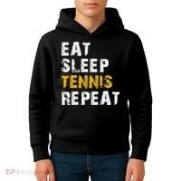 Eat Sleep Tennis Repeat Kids Hoodie thumb 4