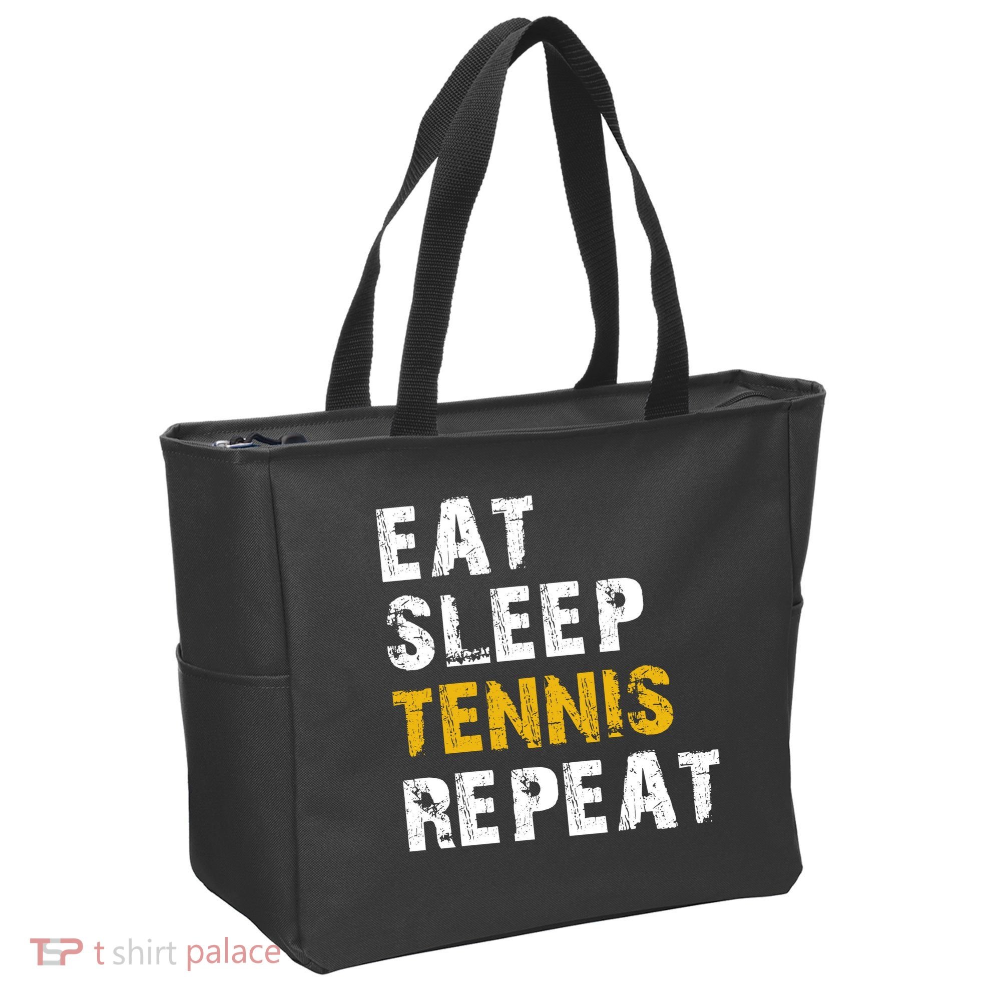 Eat Sleep Tennis Repeat Tote Bag