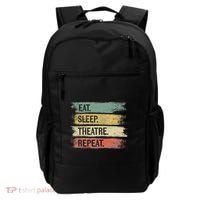 Eat Sleep Theatre Repeat Theater Tech Gifts Actor Actress Backpack thumb 0