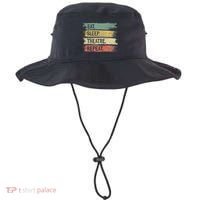 Eat Sleep Theatre Repeat Theater Tech Gifts Actor Actress Bucket Hat thumb 0