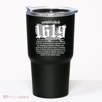 Established 1619 African American History US Map Tumbler thumb 0