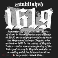Established 1619 African American History US Map Tumbler thumb 3