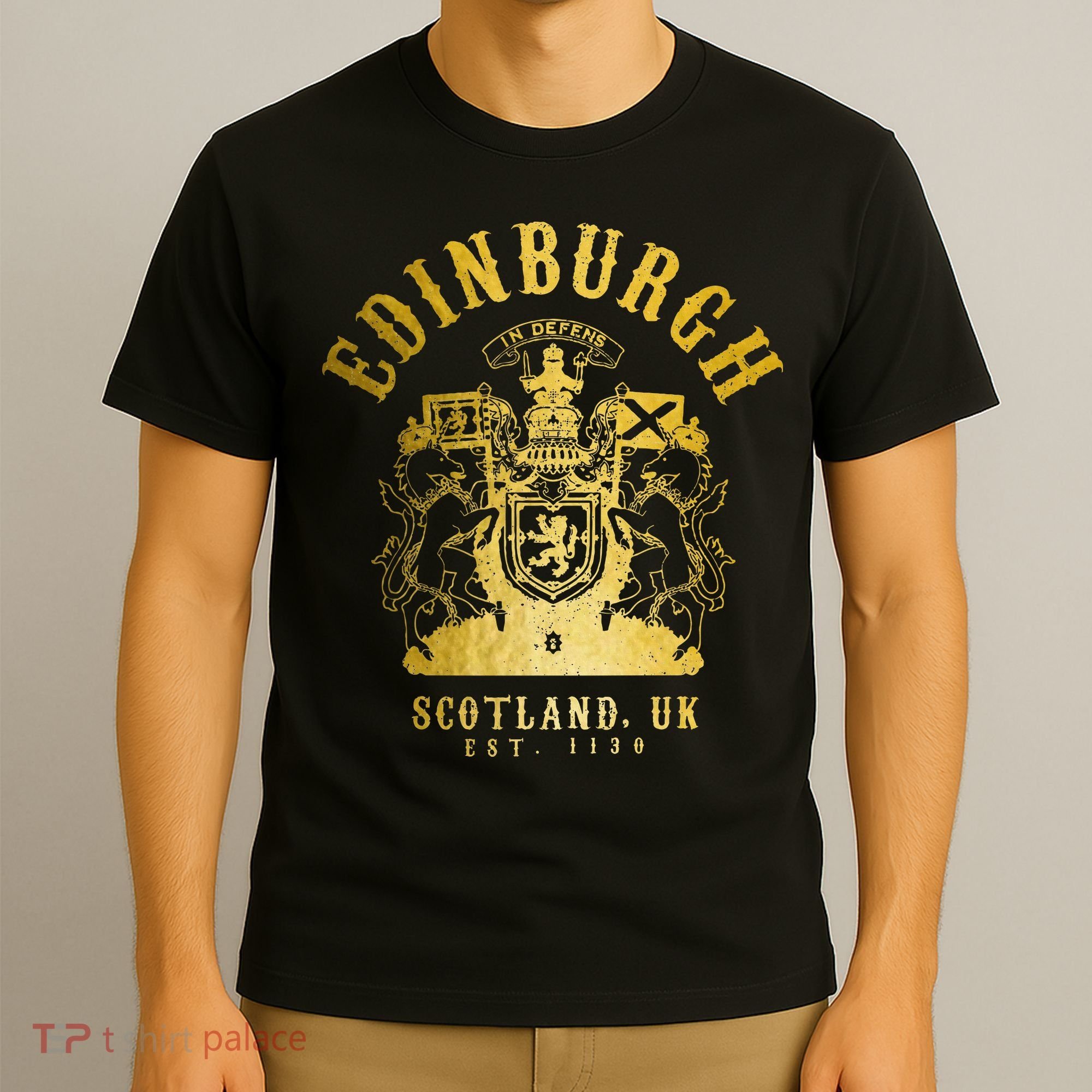 Edinburgh Scotland Uk Vintage Scottish T-Shirt