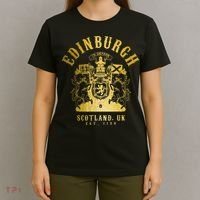 Edinburgh Scotland Uk Vintage Scottish T-Shirt thumb 4