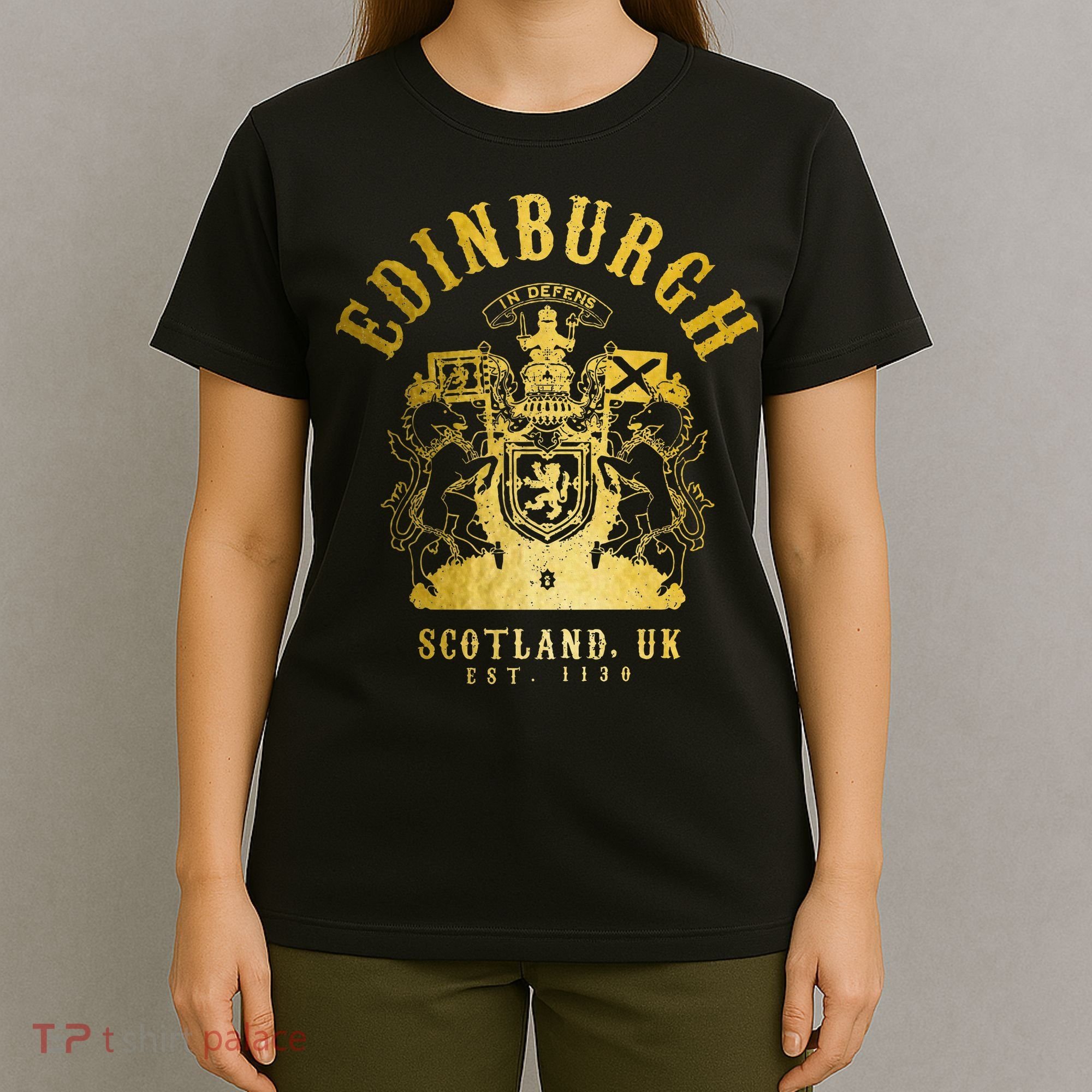 Edinburgh Scotland Uk Vintage Scottish T-Shirt
