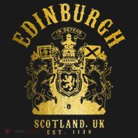 Edinburgh Scotland Uk Vintage Scottish T-Shirt thumb 7