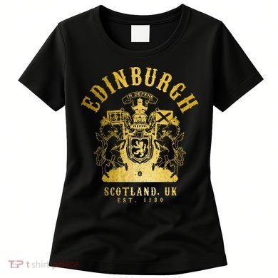 Edinburgh Scotland Uk Vintage Scottish Women's T-Shirt