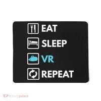 Eat Sleep Vr Repeat Funny Vr Gamer Boy Vr Athlete Mousepad thumb 0