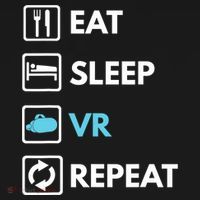 Eat Sleep Vr Repeat Funny Vr Gamer Boy Vr Athlete Women's Tank Top thumb 5